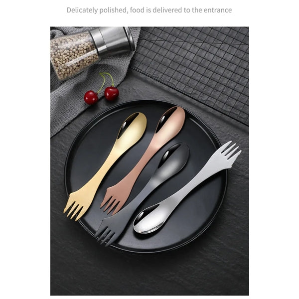 5 Pieces Stainless Steel Portable Cutlery