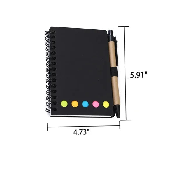 Sticker Notebook W/ Pen Holder