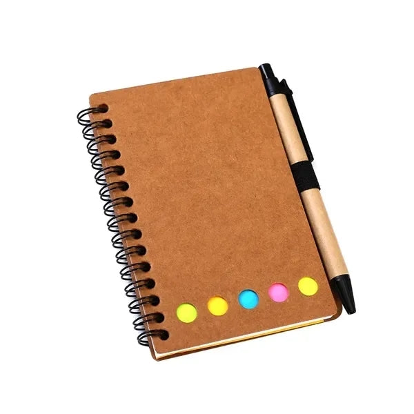 Sticker Notebook W/ Pen Holder