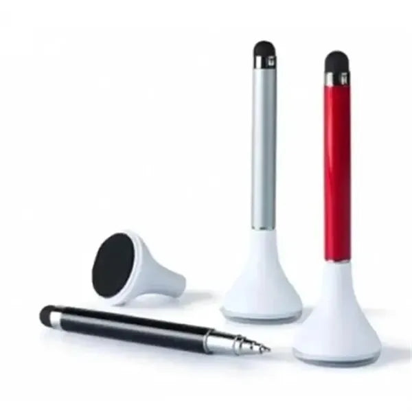 Screen Cleaning Stylus with Ballpoint Pen