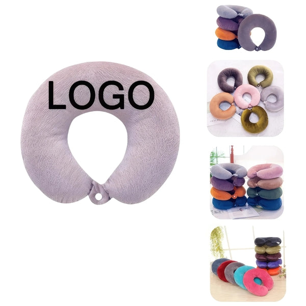 Travel U-Shape Airplane Sleeping Neck Support Pillow
