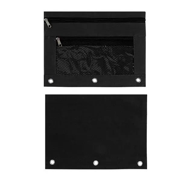 3-Ring Binder Pencil Pouch w/Zipper