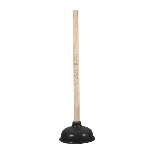 High-Quality Wooden Handle Plunger for Toilets and Drains