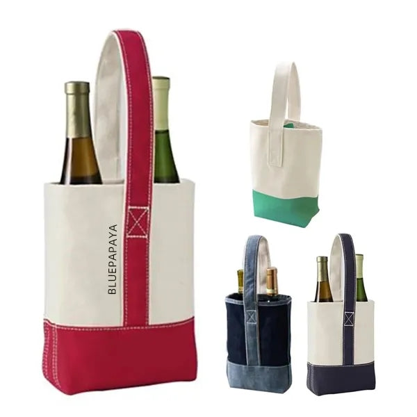 Canvas Wine Bottle Carriers