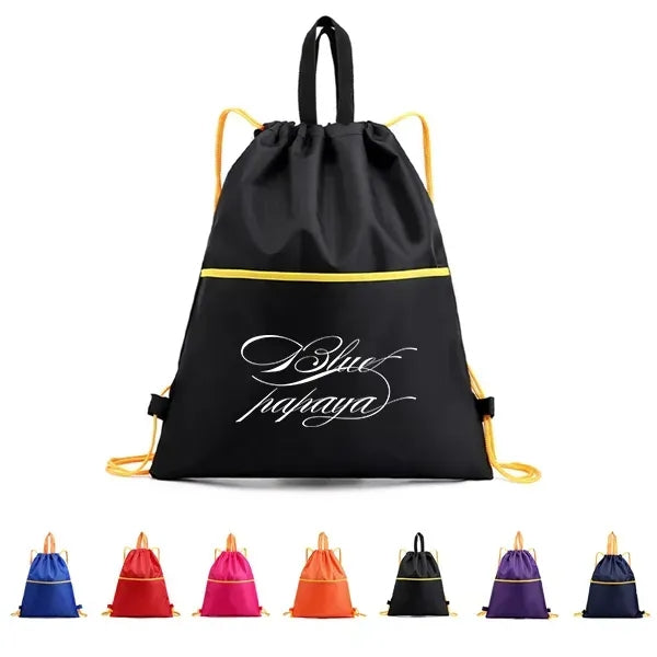 Waterproof Nylon Drawstring Backpack