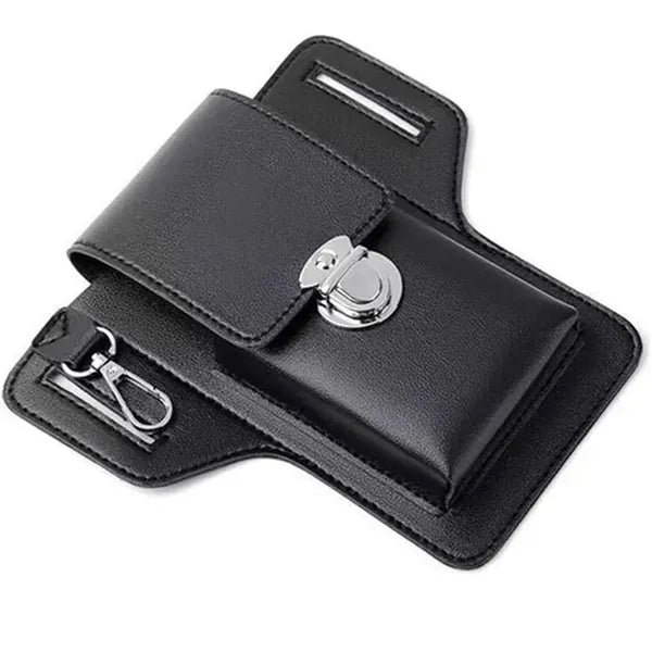 PU Leather Phone Holster Waist Bag