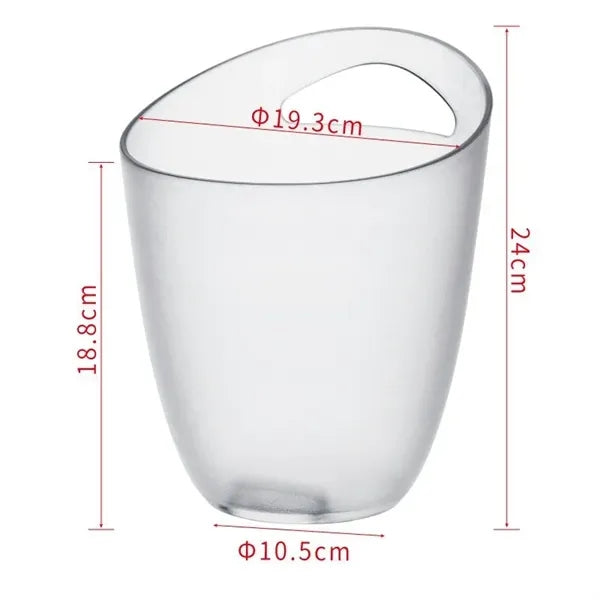 3.2 L Tote Plastic Ice Bucket