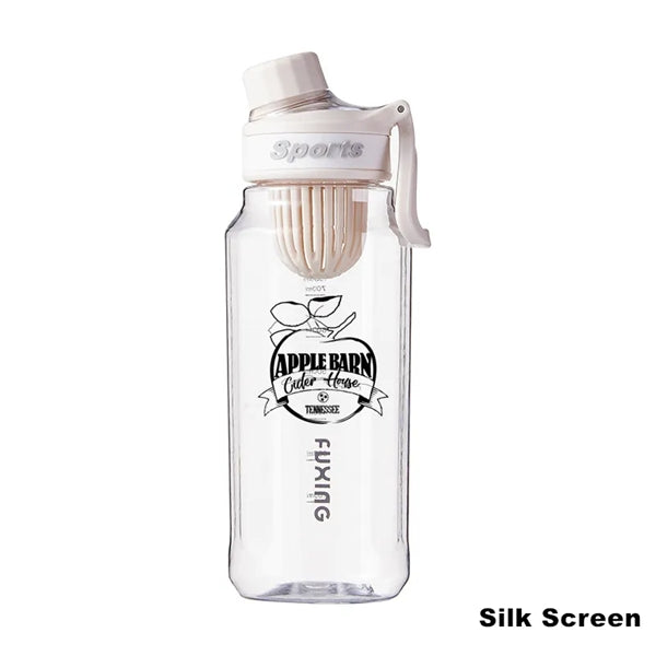 25/34 oz Plastic Sport Drinking Water Bottle with Lock