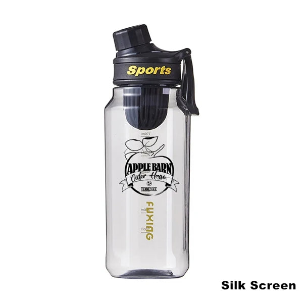 25/34 oz Plastic Sport Drinking Water Bottle with Lock