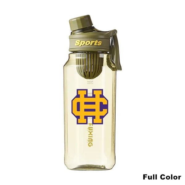25/34 oz Plastic Sport Drinking Water Bottle with Lock