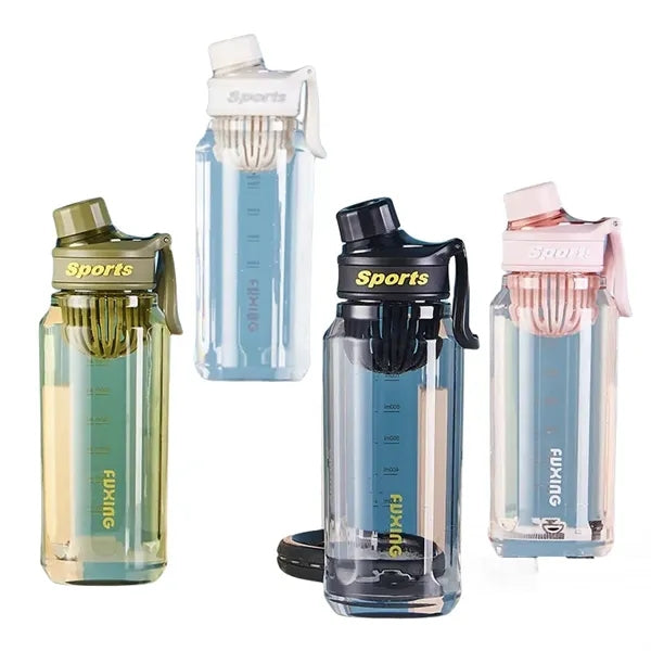 25/34 oz Plastic Sport Drinking Water Bottle with Lock