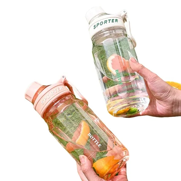 25/34 oz Plastic Sport Drinking Water Bottle with Lock