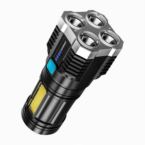 Outdoor LED Portable Home USB Rechargeable Flashlight