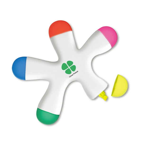 5-in-1 Multi-color Starfish Shape Highlighters