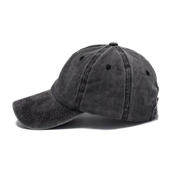 Adjustable Vintage Washed Distressed Baseball Cap