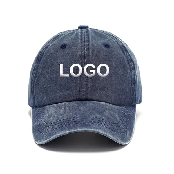 Adjustable Vintage Washed Distressed Baseball Cap