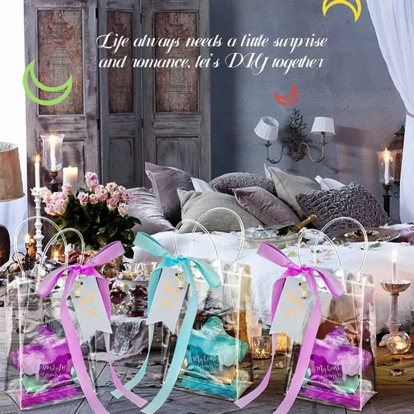 PVC Clear Gift Bags with Handle