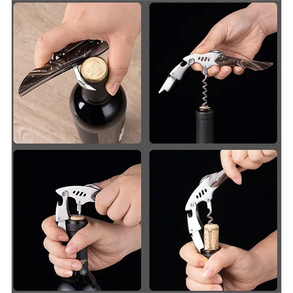 Wine Opener with Premium Rosewood Handle