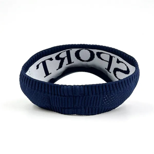 Knitted Hat Elastic Sports Sun Visor Empty Top Cap