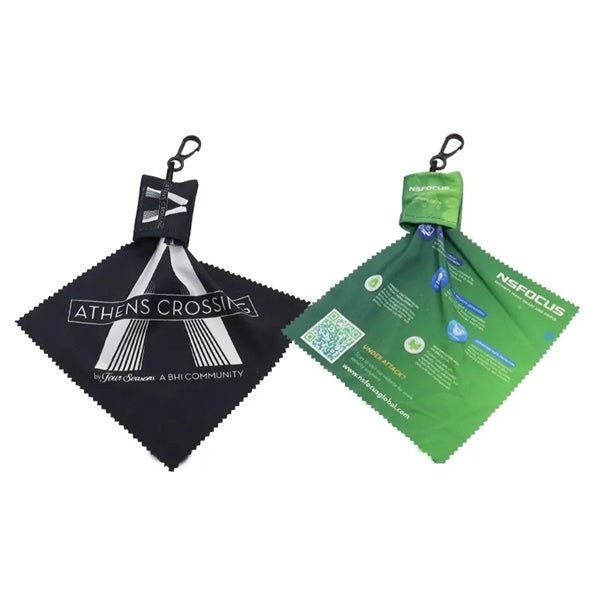 Microfiber Camera Lens Cloth with Pouch