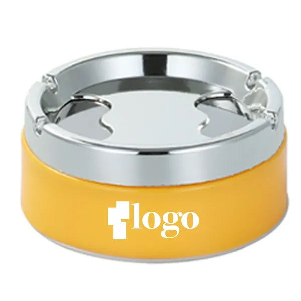 Stainless Steel Ashtray With Swivel Lid