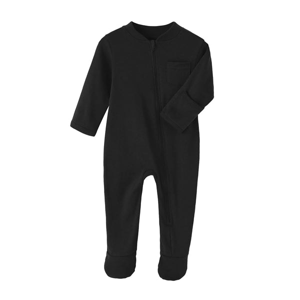 Cotton Baby Cloth Long Sleeve Zip Up Sleep N Play Pajama