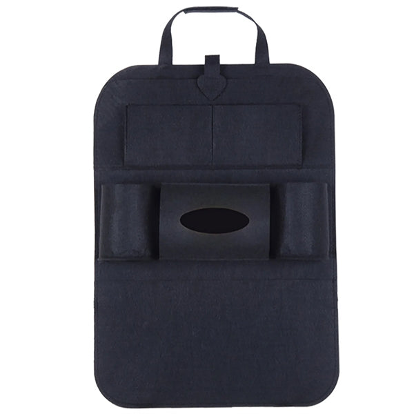 Pu Leather Car Backseat Storage Organizer