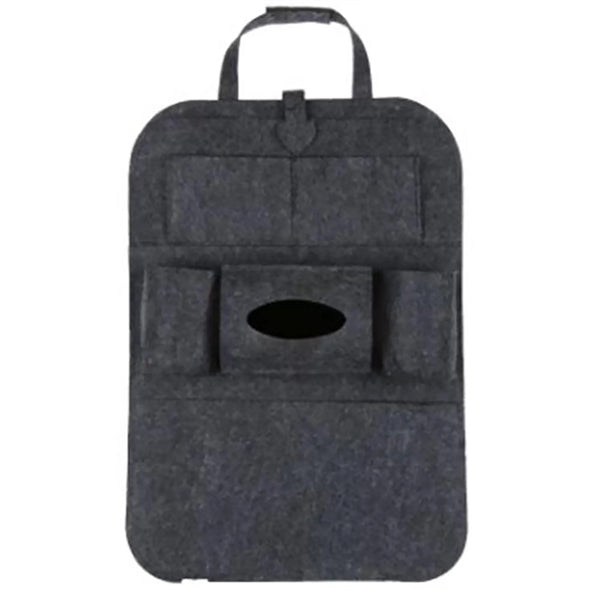 Pu Leather Car Backseat Storage Organizer