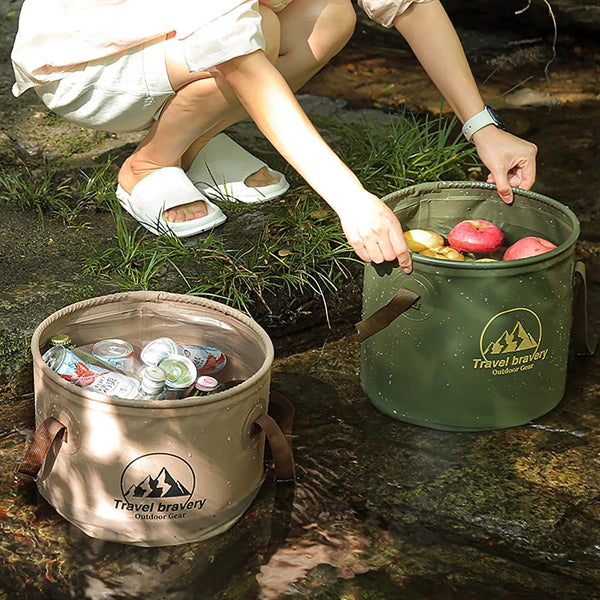 Portable Folding Collapsible Bucket - 5 Gallon
