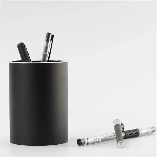 Round Pen Metal Pencil Holder Aluminum