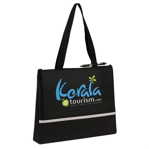 Slender Color Block Convention Tote Bag