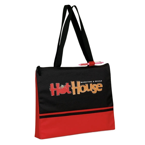 Slender Color Block Convention Tote Bag