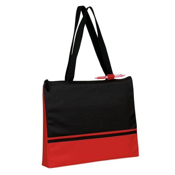 Slender Color Block Convention Tote Bag
