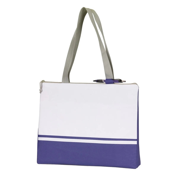 Slender Color Block Convention Tote Bag