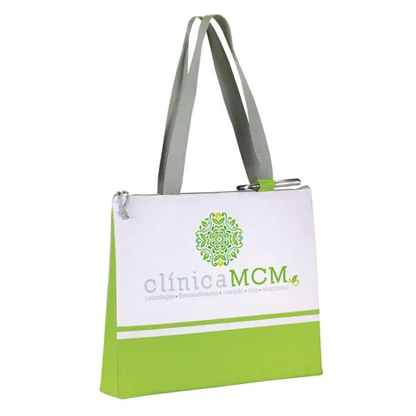 Slender Color Block Convention Tote Bag