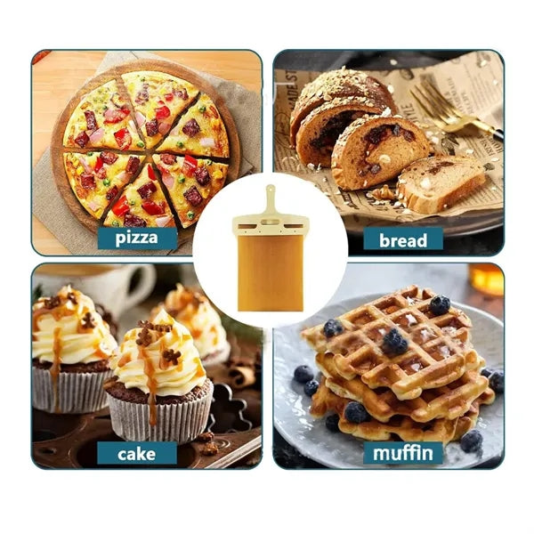 Multi Purpose Premium Natural Wooden Sliding Pizza Tray