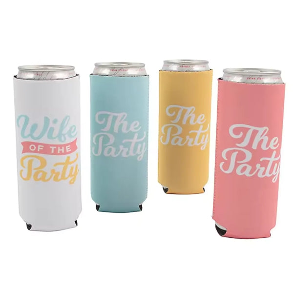 12oz. Slim Neoprene Seltzer Can Coolie (1 color)