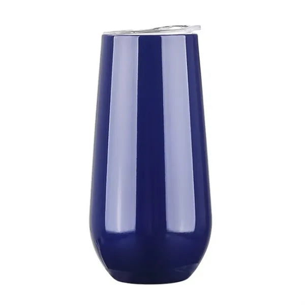 6 OZ Insulated Champagne Lid Tumbler