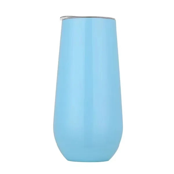 6 OZ Insulated Champagne Lid Tumbler
