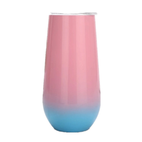 6 OZ Insulated Champagne Lid Tumbler