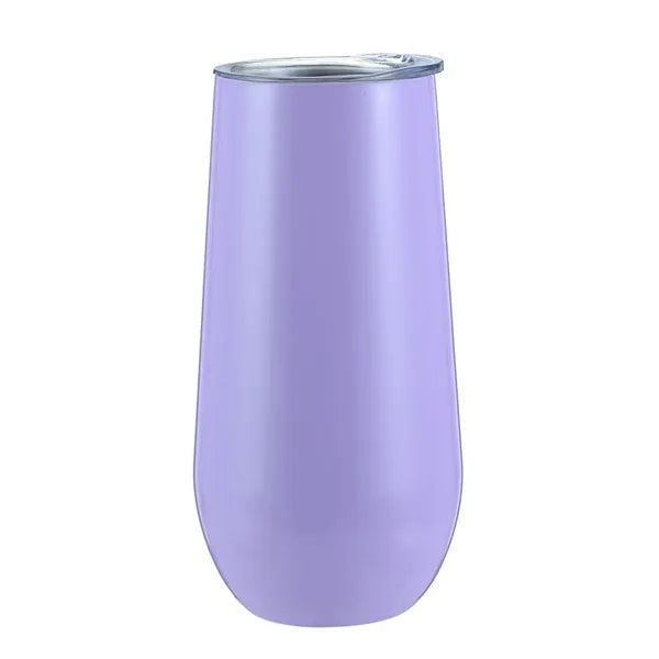 6 OZ Insulated Champagne Lid Tumbler