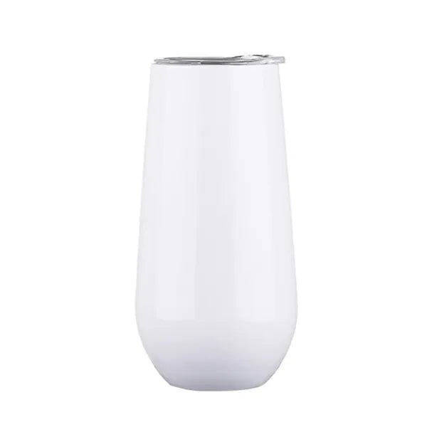 6 OZ Insulated Champagne Lid Tumbler