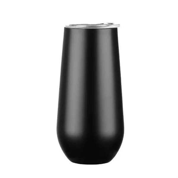 6 OZ Insulated Champagne Lid Tumbler