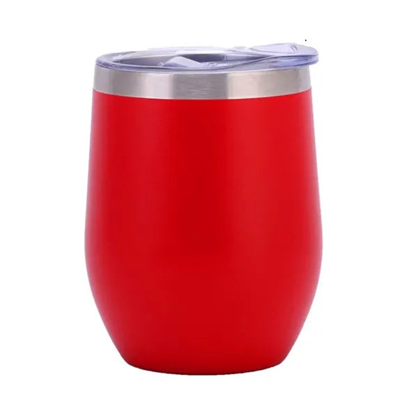 12 OZ Vacuum Insulated Egg Shaped Tumbler