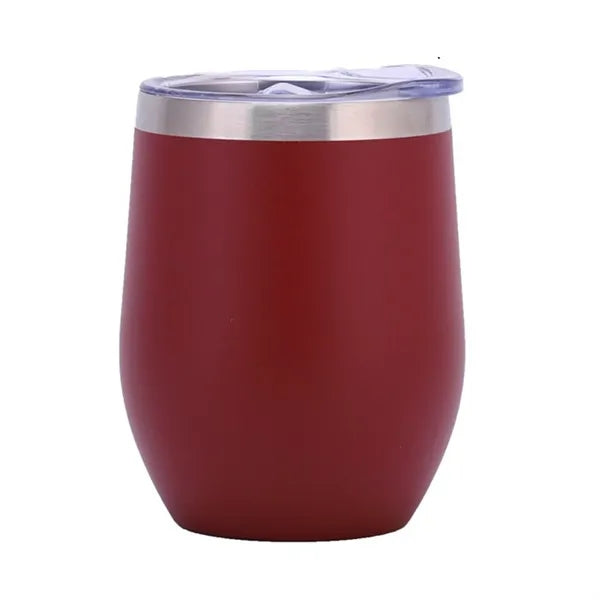 12 OZ Vacuum Insulated Egg Shaped Tumbler