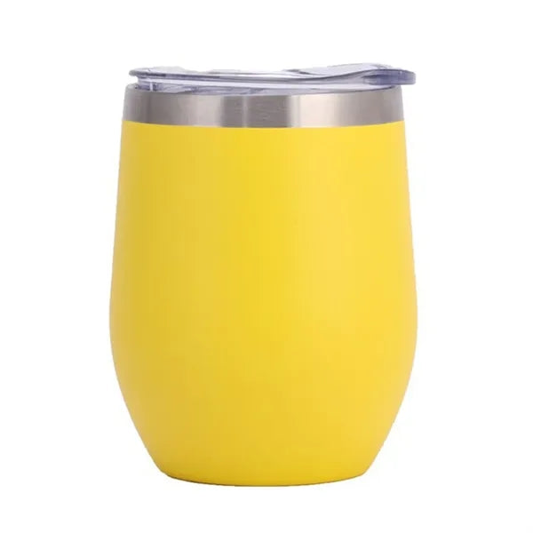 12 OZ Vacuum Insulated Egg Shaped Tumbler
