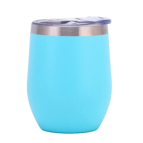 12 OZ Vacuum Insulated Egg Shaped Tumbler