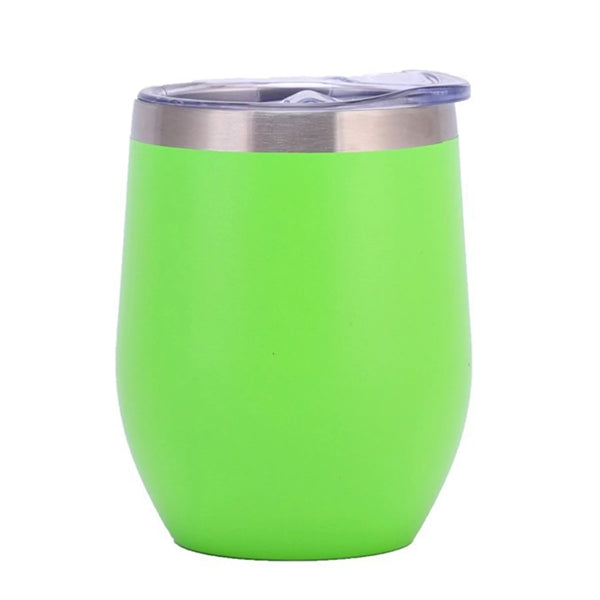 12 OZ Vacuum Insulated Egg Shaped Tumbler