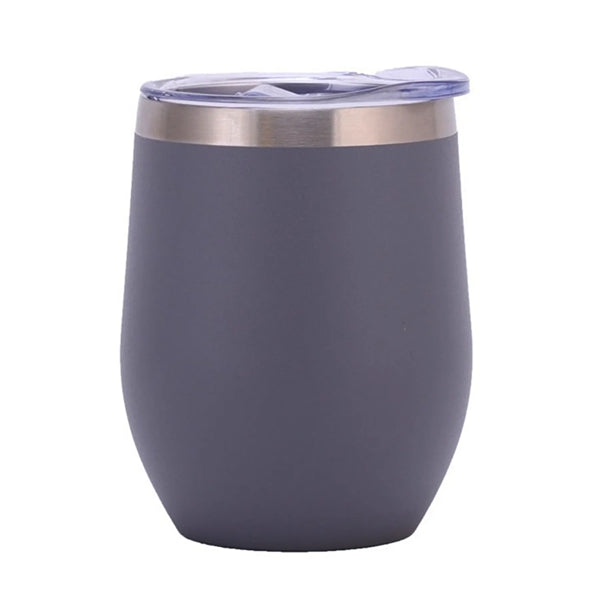 12 OZ Vacuum Insulated Egg Shaped Tumbler