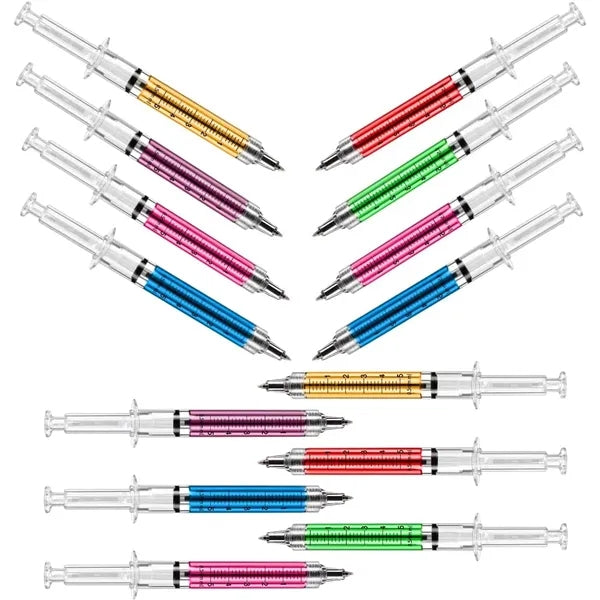 Retractable Novelty Syringe Pens